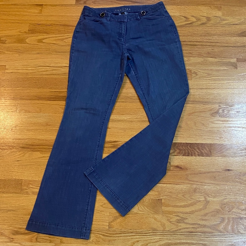 White House Black Market • THE TROUSER Denim Size 6